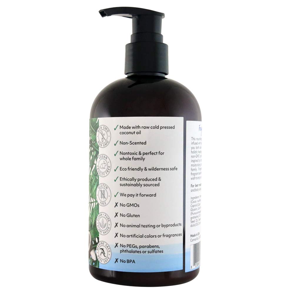 Coco Fiji Face & Body Lotion Infused With Coconut Oil | Lotion for Dry Skin | Moisturizer Face Cream & Massage Lotion for Women