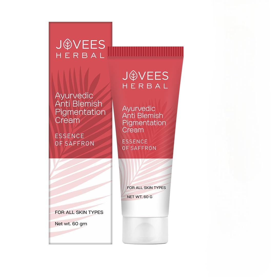 Jovees Herbal AntiBlemish Pigmentation Cream With Saffron | Reduces Dark Spots, Acne Scars & Pigmentation | Ayurvedic Formula W