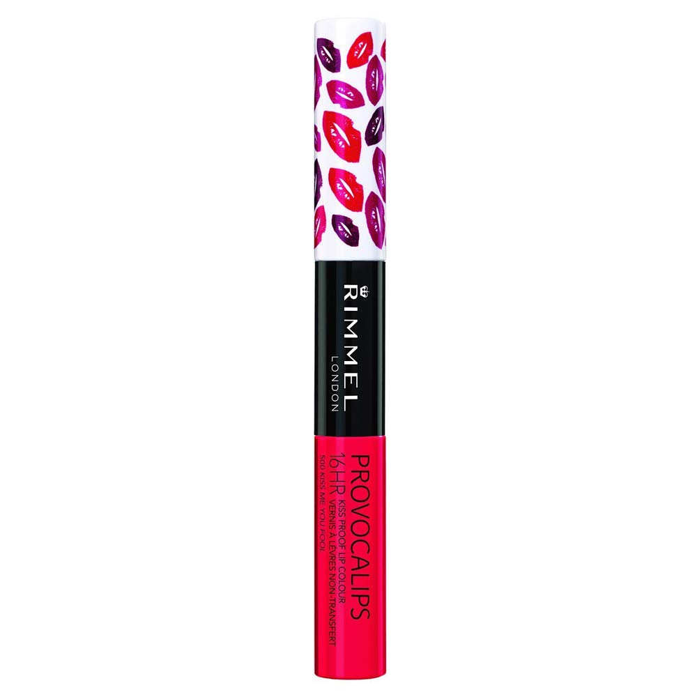 (Pack of 2) Rimmel Provocalips 16hr Kissproof Lipstick, Kiss Me You Fool, 0.14 Fluid Ounce