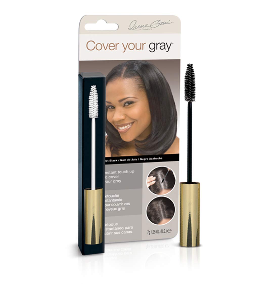 Cover Your Gray Brush-in Wand - Jet Black