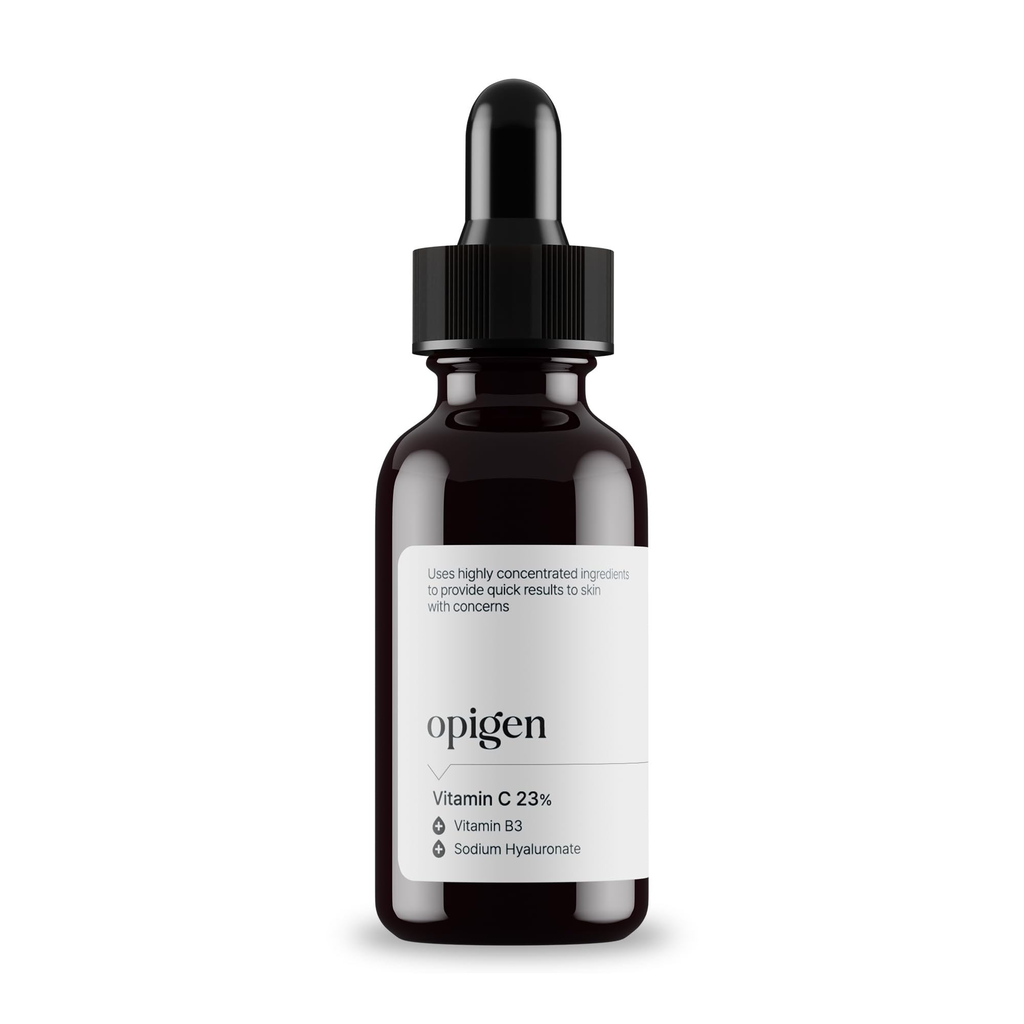Opigen Vitamin C 23% Serum with Vitamin B3 & Hyaluronic Acid, Hydrating Facial Serum for Fine Lines, Uneven Skin Tone & Dull Ski