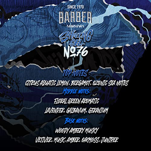 Barber Marmara Shaving Gel Series (500 ml, 76)