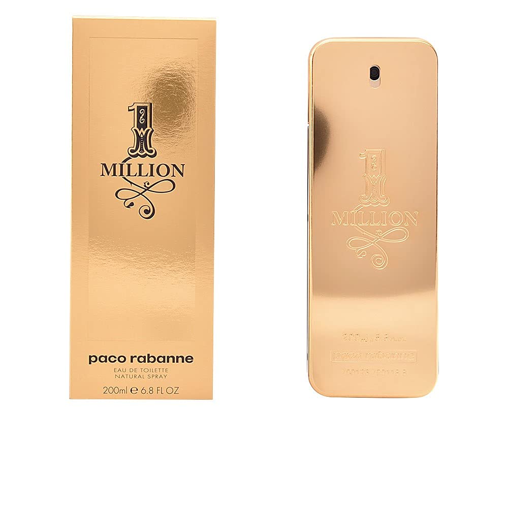 1 Million By Paco Rabanne Eau De Toilette For Men 200 Ml