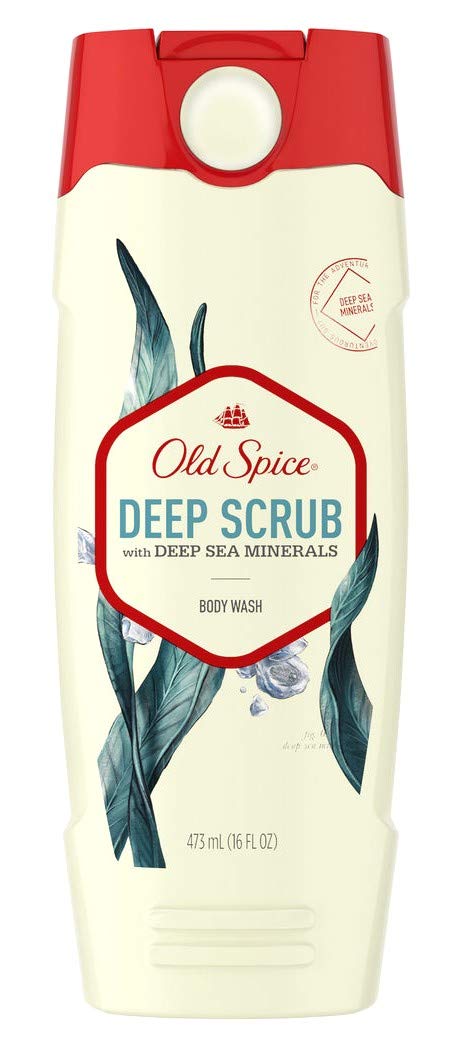 Old Spice Body Wash Deep Scrub With Deep Sea Minerals - 16 Fl Oz, 16 Oz