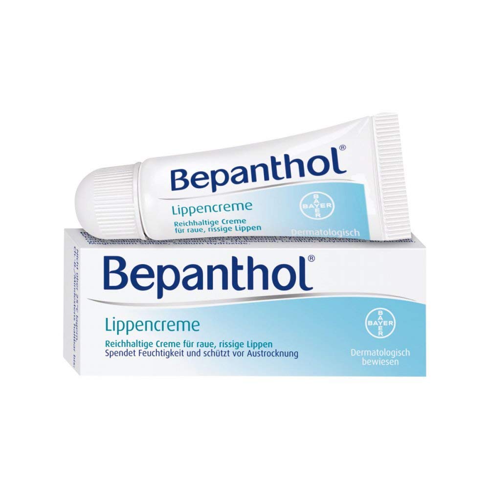 Bepanthol Lip Cream 7.5 g  Lip Treatment  Facial Care  Instant Beauty  ProVitamins and Ceramides  Germany