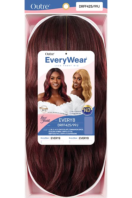 Outre Everywear Synthetic Hd Lace Front Wig - Every 8 (Cinnamon Spice)