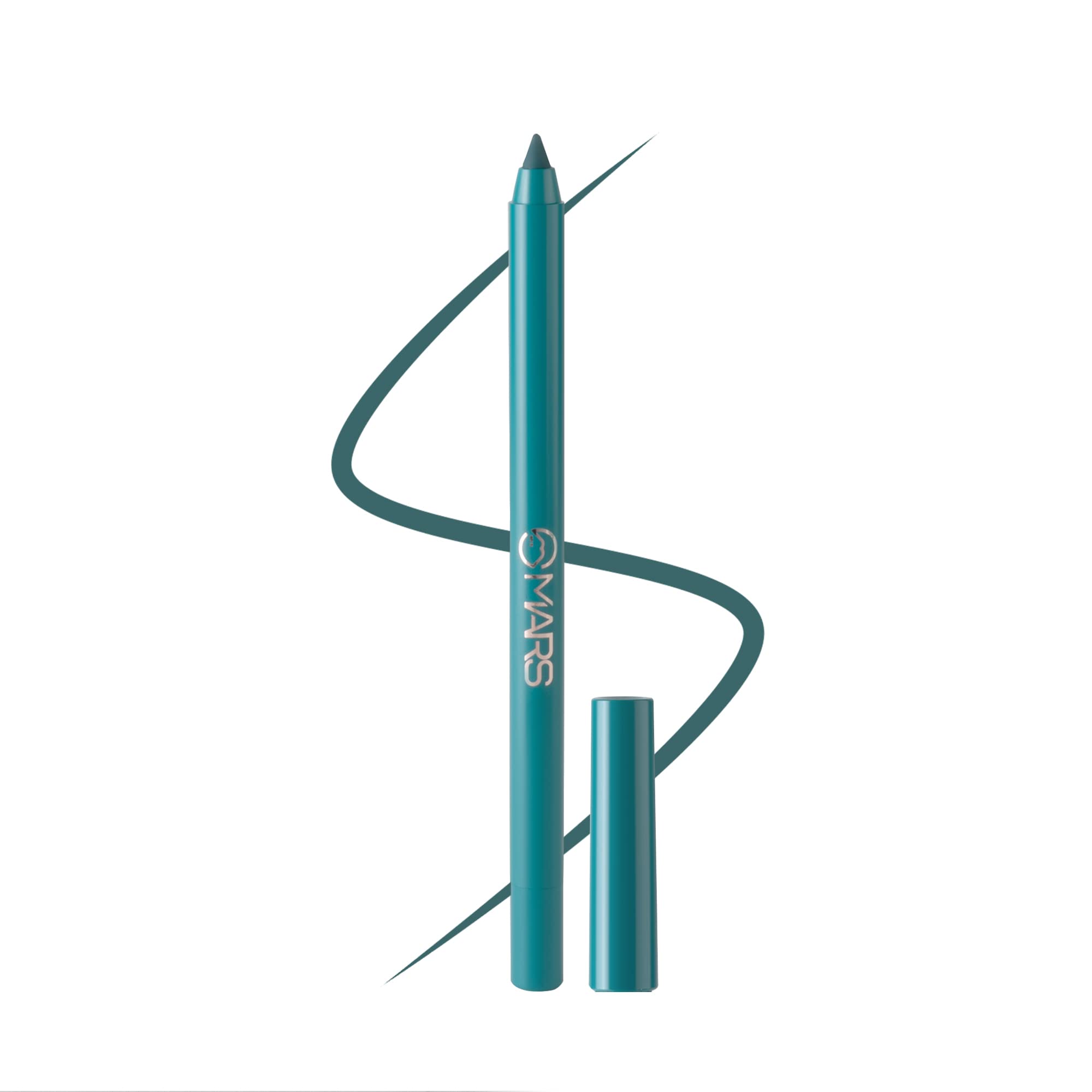Mars WonT Smudge WonT Budge Smooth Glide Pencil Kajal | Long Stay & Waterproof (1.4G) (05-Forest Chase)., Black, Matte Finish
