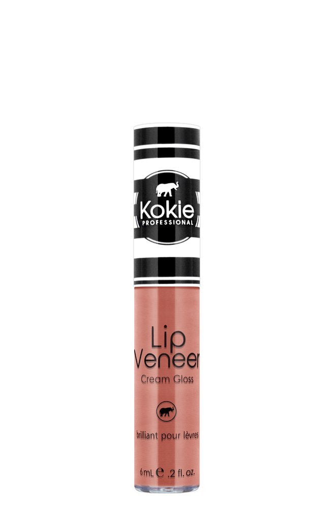 Kokie Cosmetics Lip Veneer Cream Lip Gloss, Bashful, 0.2 Fluid Ounce