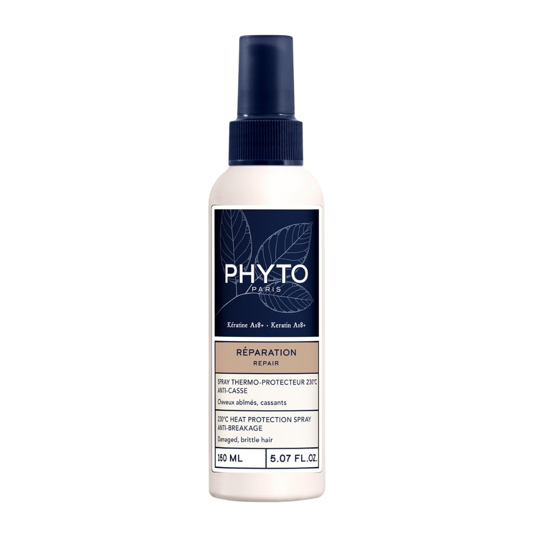 PHYTO PARIS REPAIR Heat Protection Spray, 446F Heat Protection Spray Anti-Breakage, Vegan, Silicone Free, Anti-Frizz, Repairs, S