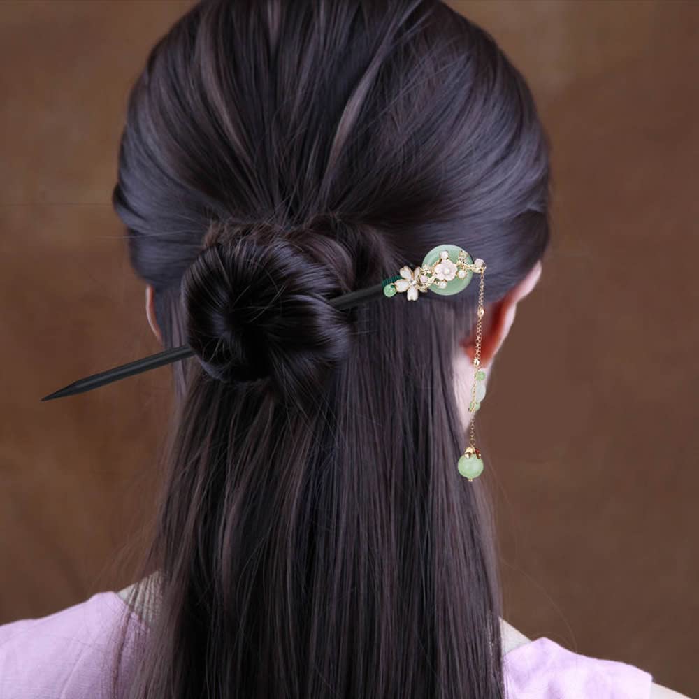 Insowni 50 Pack Blank Wooden Hair Sticks Pencil Hair Pins Classic Vintage Retro Hanfu Chinese Chopsticks Base Diy Bun Updo Holde