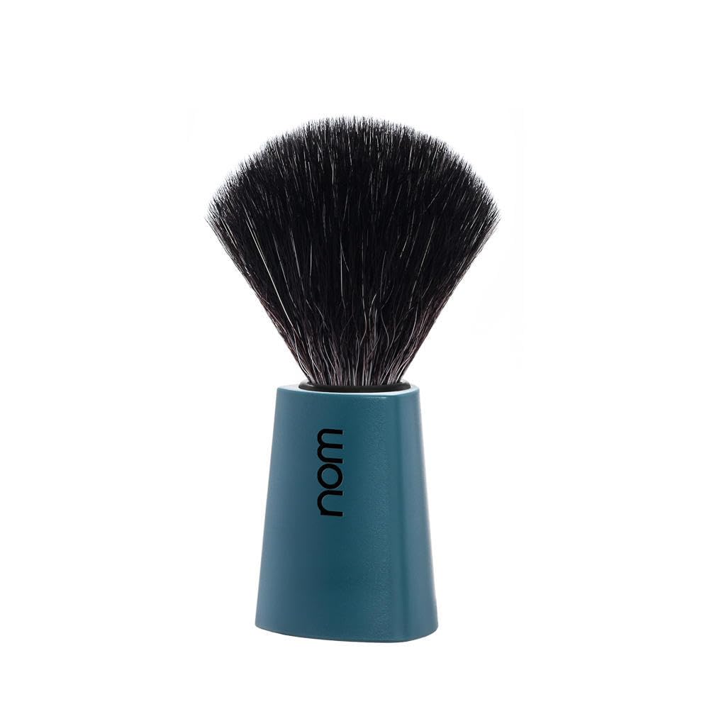 NOM Carl Vegan Black Fibre Shaving Brush, Petrol