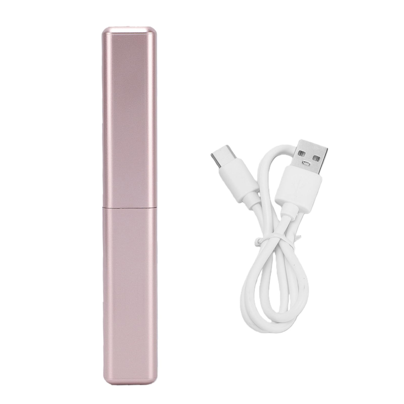 YUYTE Mini Straightening Comb, Cordless Rechargeable Hair Brush with 800mAh Battery for Frizz Control and Bangs Styling