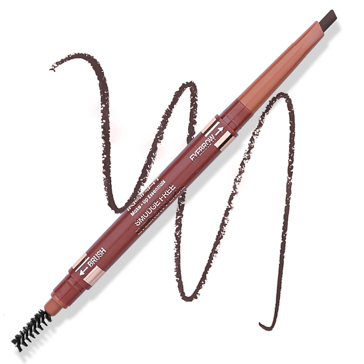 Insight Smudge Free Eyebrow Pencil With Spoolie | Matte Finish | Long Lasting & Waterproof | For Indian Skin Tones | 30Gm | Shad