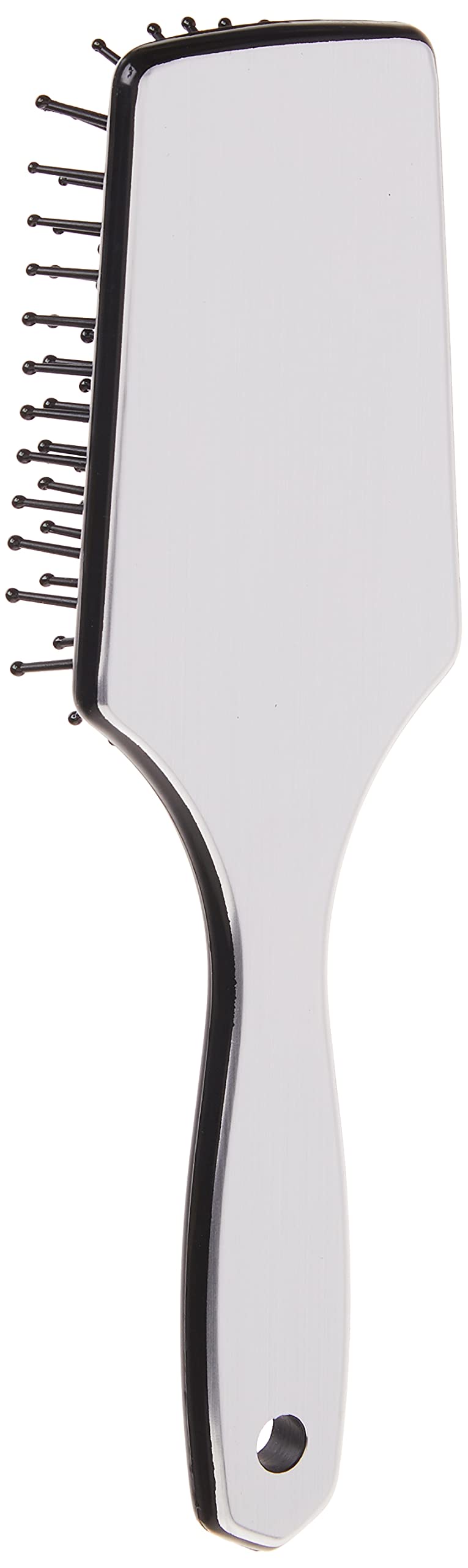 Diane Small Silver Cushion Paddle Brush, 7 Row, 12Count