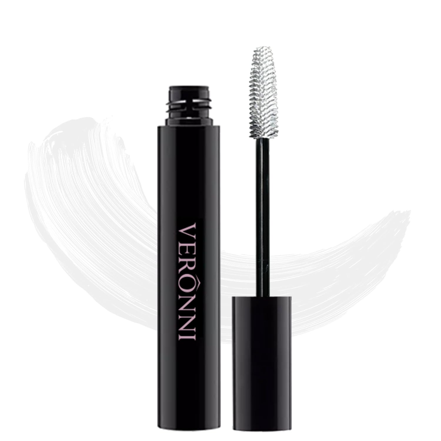 Veronni White Mascara,Waterproof Curling Thick Lengthening Eyelash Mascara,Lifts And Extends Lash Length, Clump Resistant,Non-Sm