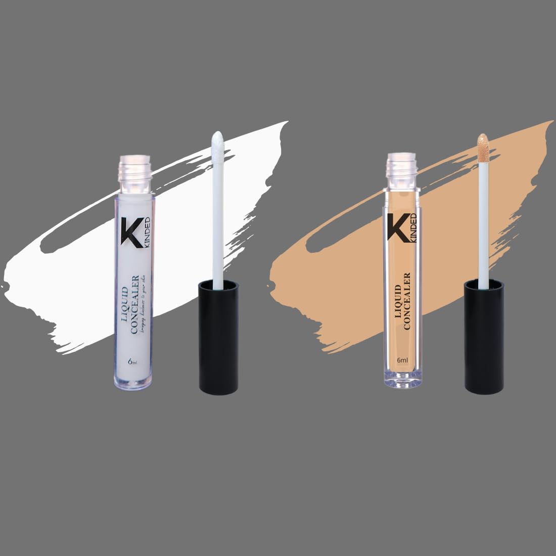 Kinded Liquid Concealer Full Coverage Colour Corrector Contour Waterproof Hd Pro Master Series For Dry & Oily Skin Dark Circles 
