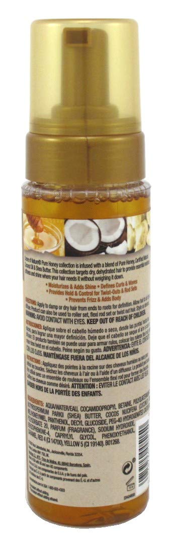 Creme Of Nature Pure Honey Curling Mousse 7 Ounce Pump (207Ml) (Pack Of 3)