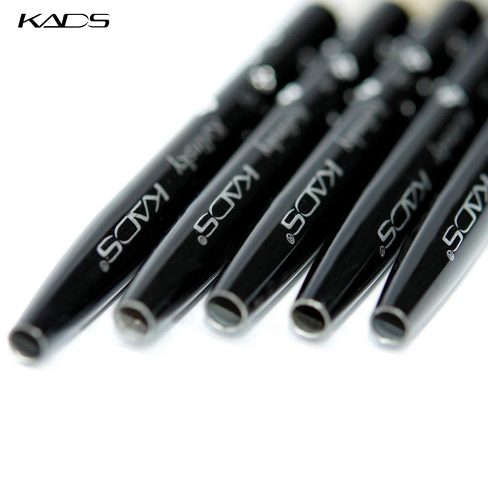 Kads Kolinsky Sable Acrylic Brush 5Pcs/Set Size 2#/4#/6#/8#/10# Acrylic Brush Black Kolinsky Sable Acrylic Nail Brushes