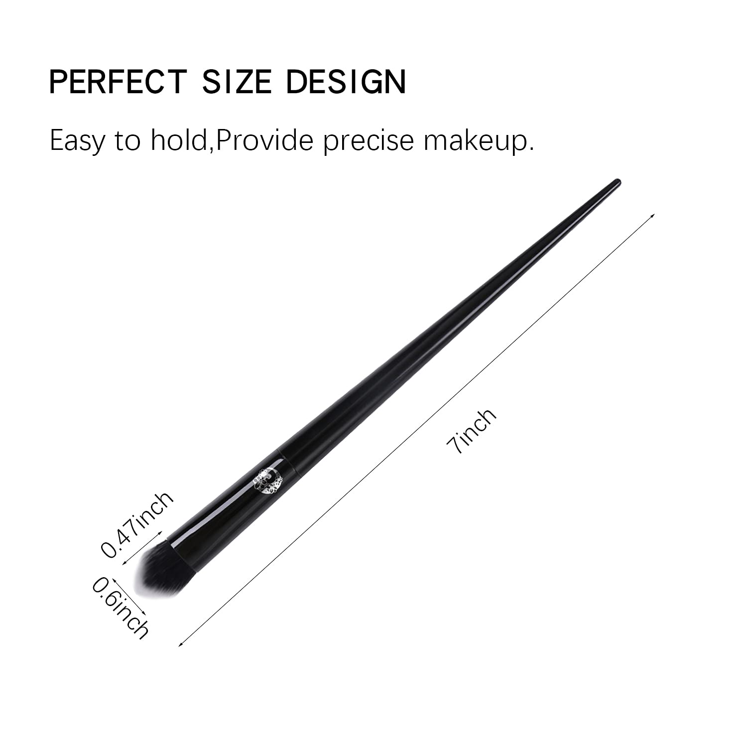 Energy Precision Concealer Brush Under Eye Nose Contour Foundation Brush For Liquid Cream Foundation Powder Eyebrow Concealer Bl