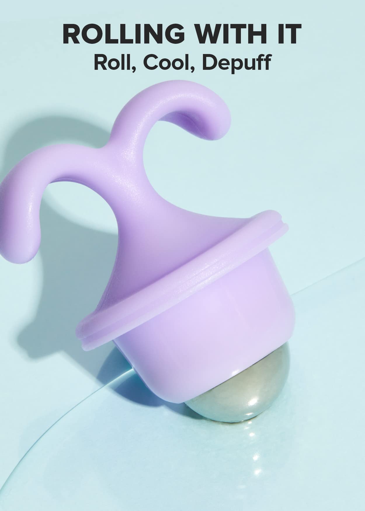 I DEW CARE Rolling With It | Cooling, Depuffing Ice Face Roller, with Cap, Gift, Reusable and Hygenic, Cooling Stick Skincare To