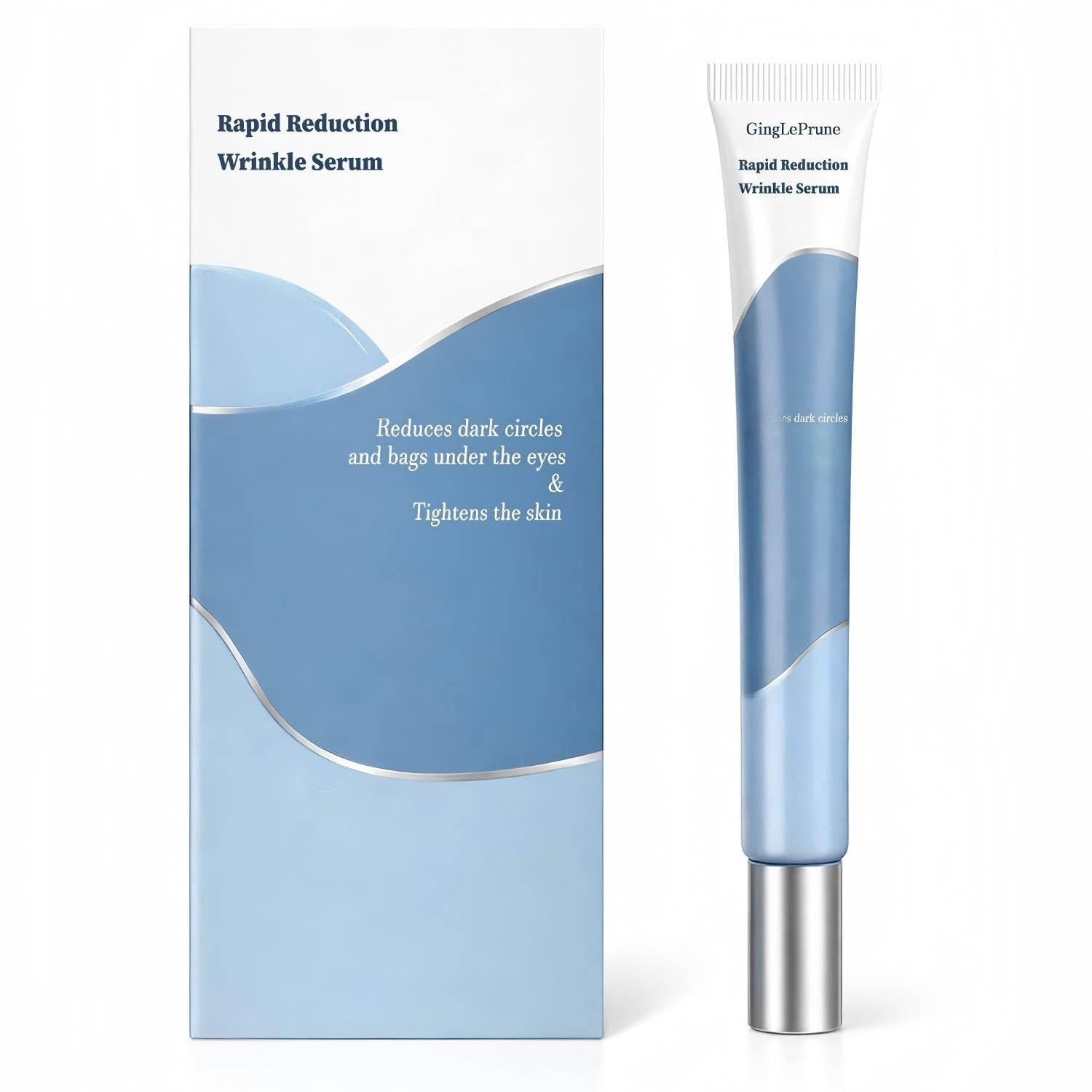 Rapid Reduction Eye Serum, Instant Firming Under Eye Serum for Under Eye Bags and Wrinkles, Fine Lines, Dark Circles & Crows Fe