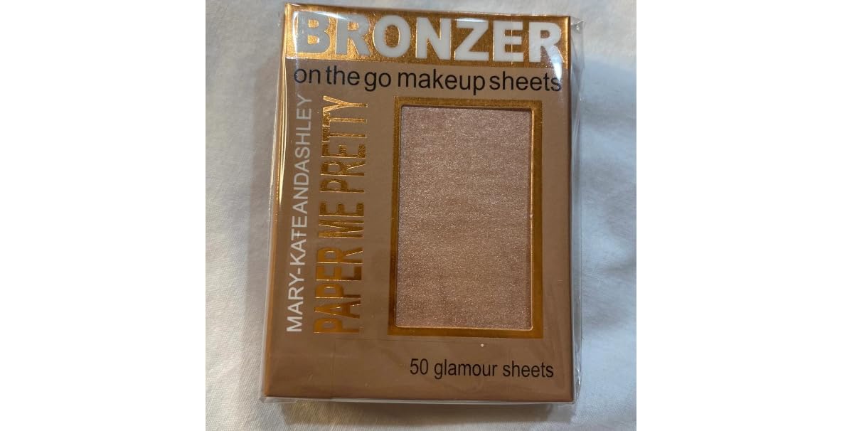Mary-Kate & Ashley Paper Me Pretty Bronzer Makeup Sheets - Natural Beauty #815