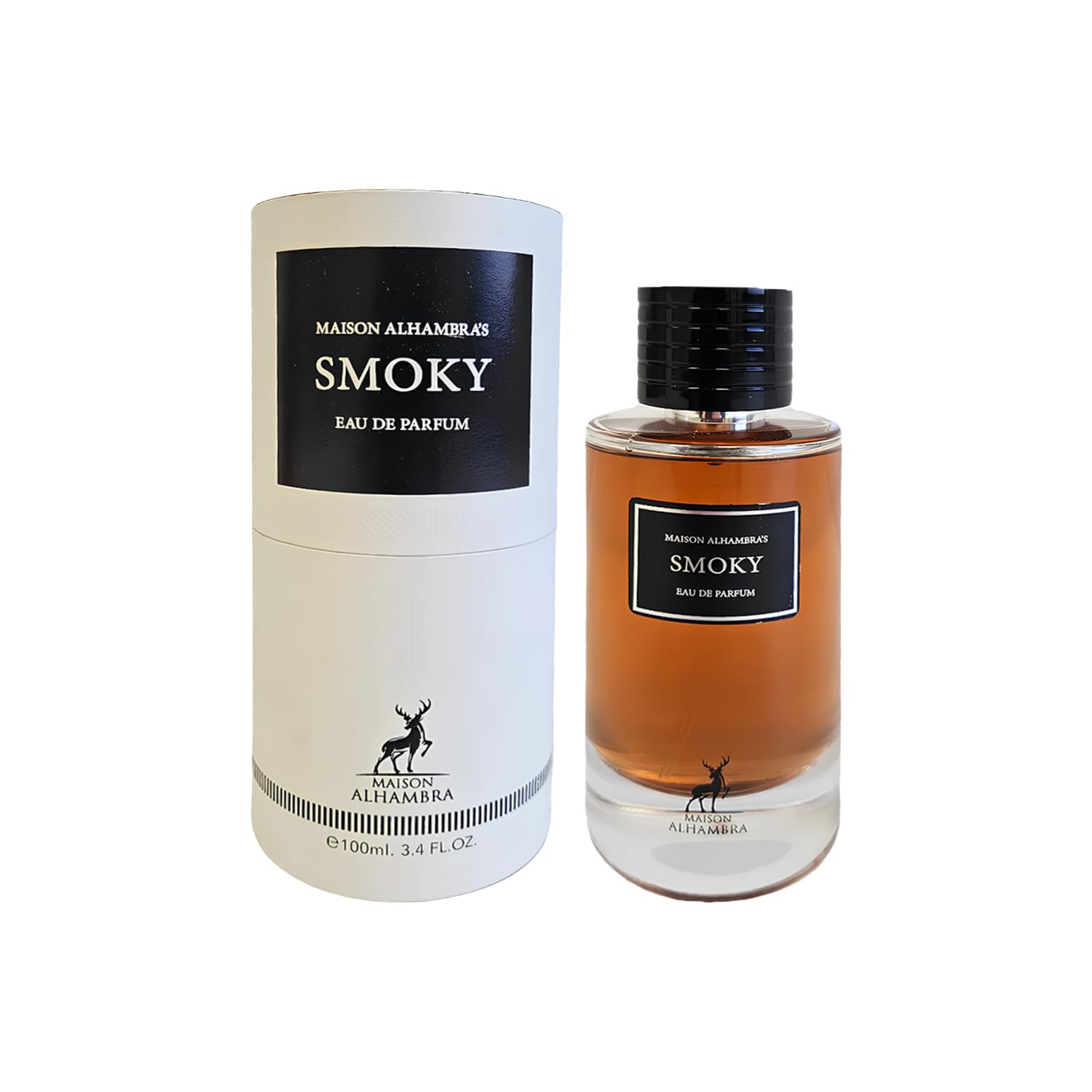 Maison Alhambra Smoky Eau de Parfum Spray for Unisex, 3.4 Fl Oz, Model N12