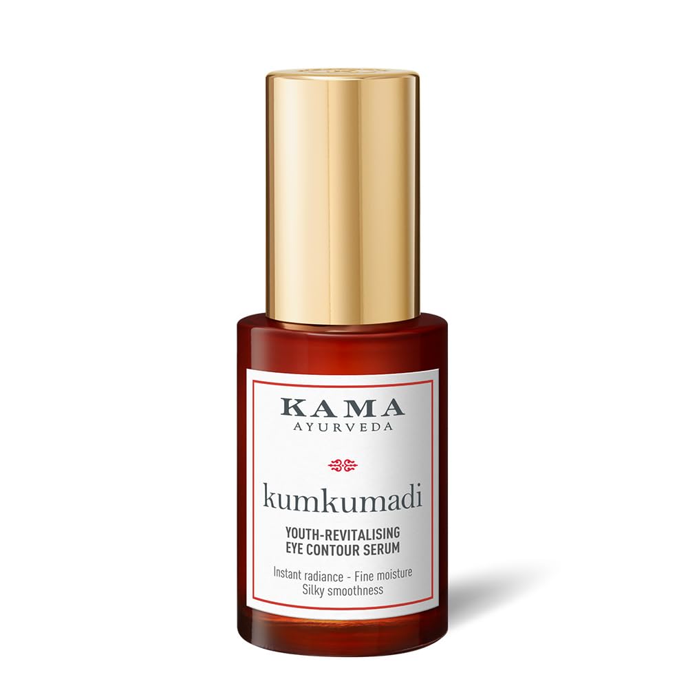 Kumkumadi YouthRevitalising Eye Contour Serum, 15 Ml | Brightening Eye Serum| With Polyglutamic Acid