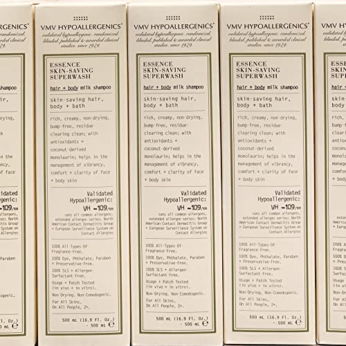 VMV Hypoallergenics Essence Skin-Saving Superwash Hair & Body Shampoo 500ml