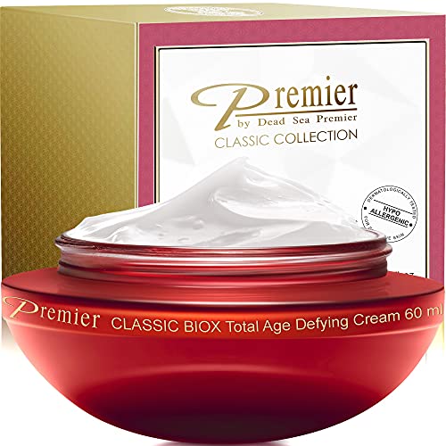Premier Dead Sea Biox Total Age Defying Cream, Face Moisturizer, Anti Aging Face Cream, Intensive Wrinkle Cream Firming Skin Car