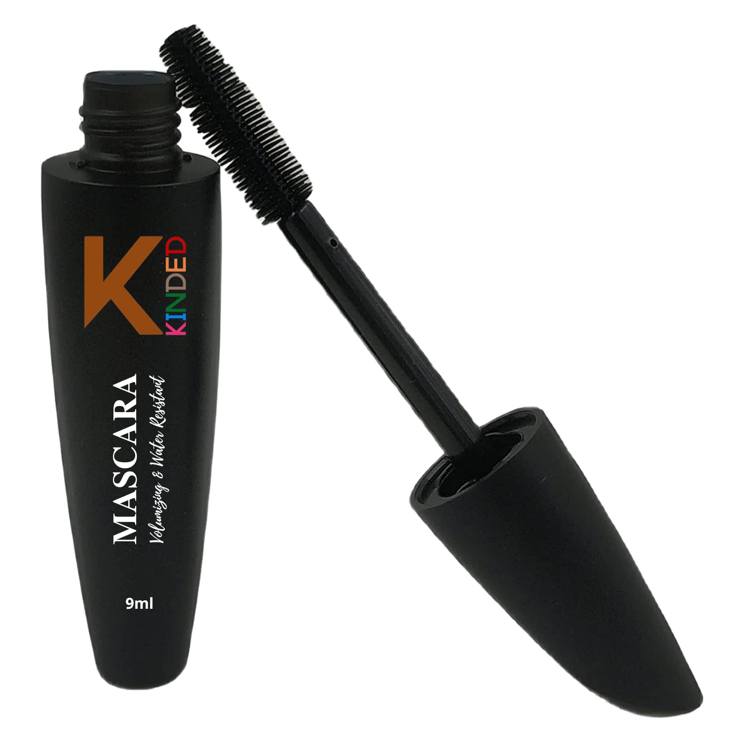 Kinded Volumizing Mascara Waterproof Long Lasting Smudgeproof Lengthening Curling Ultra Max Flexible Brush Intense Black Volume 