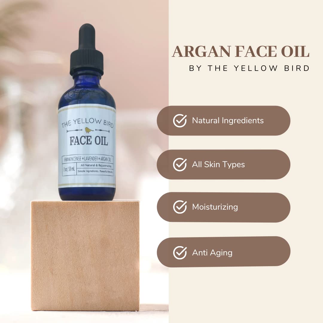 Argan Face Oil Cleanser. Moisturizing Anti Aging Natural & Organic Facial Serum for Acne, Spots, Scars, and Wrinkles. Hydrating