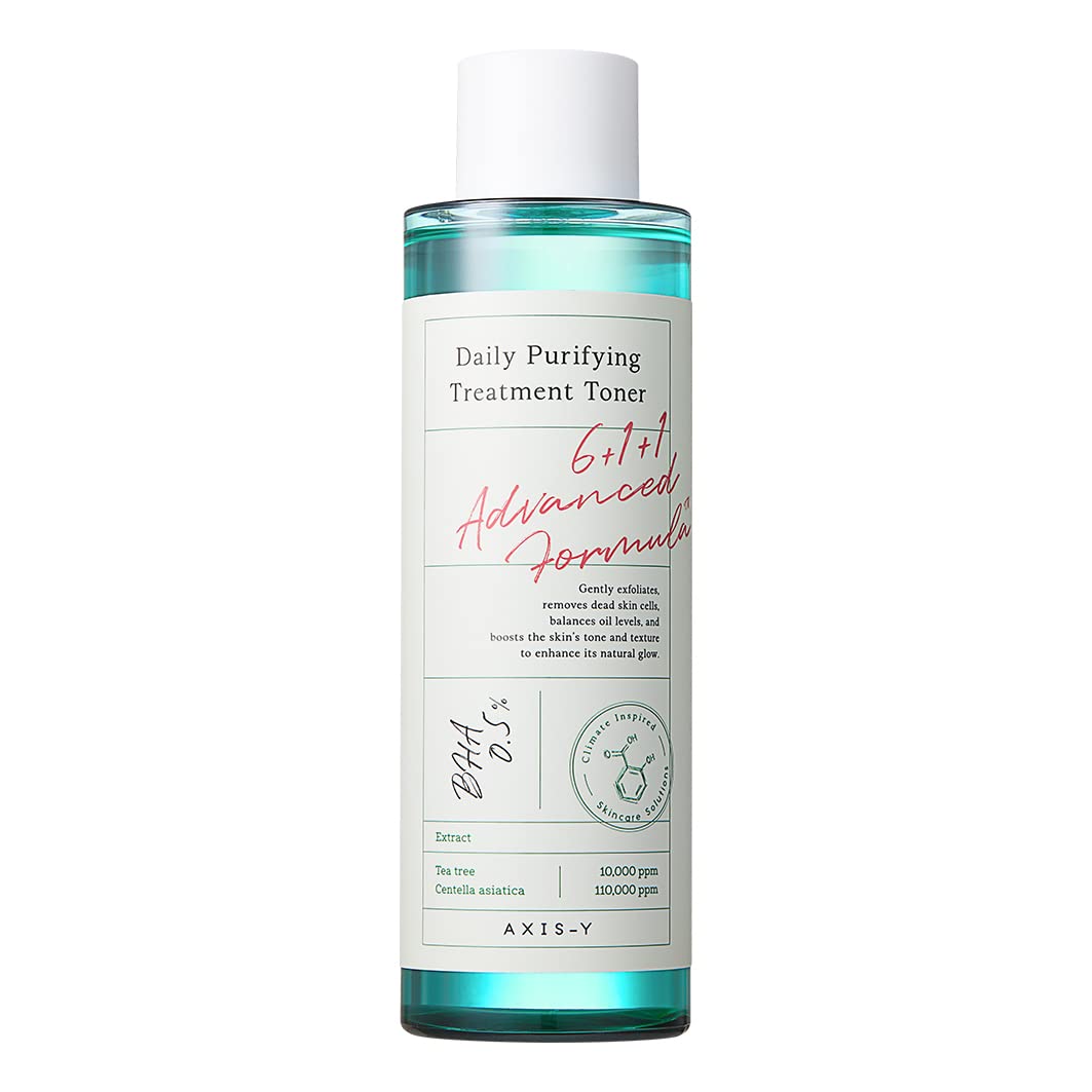 Axis-Y Daily Purifying Treatment Toner 200Ml / 6.76 Fl. Oz | Bha Toner | Salicylic Acid | Oily Skin | Toner For Acne | Korean Sk