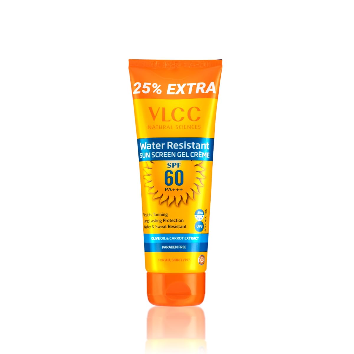 Vlcc Water Resistant Spf60 Sun Screen Gel Creme(100Gm)