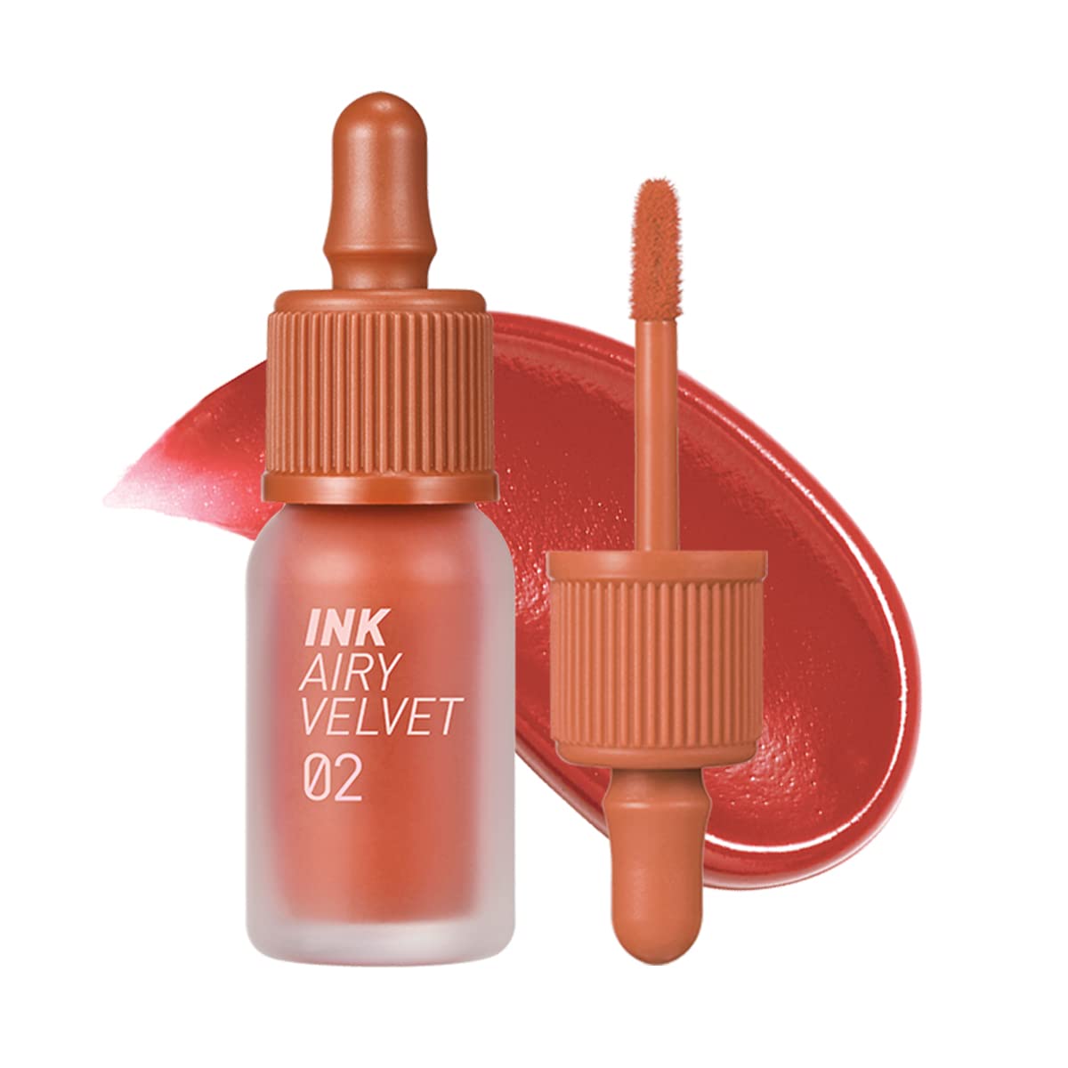 Peripera Ink Airy Velvet Lip Tint  High-Pigmentation, Lightweight, Soft, Moisturizing, Not Animal Tested  (025 ZAZZY PEAcH)