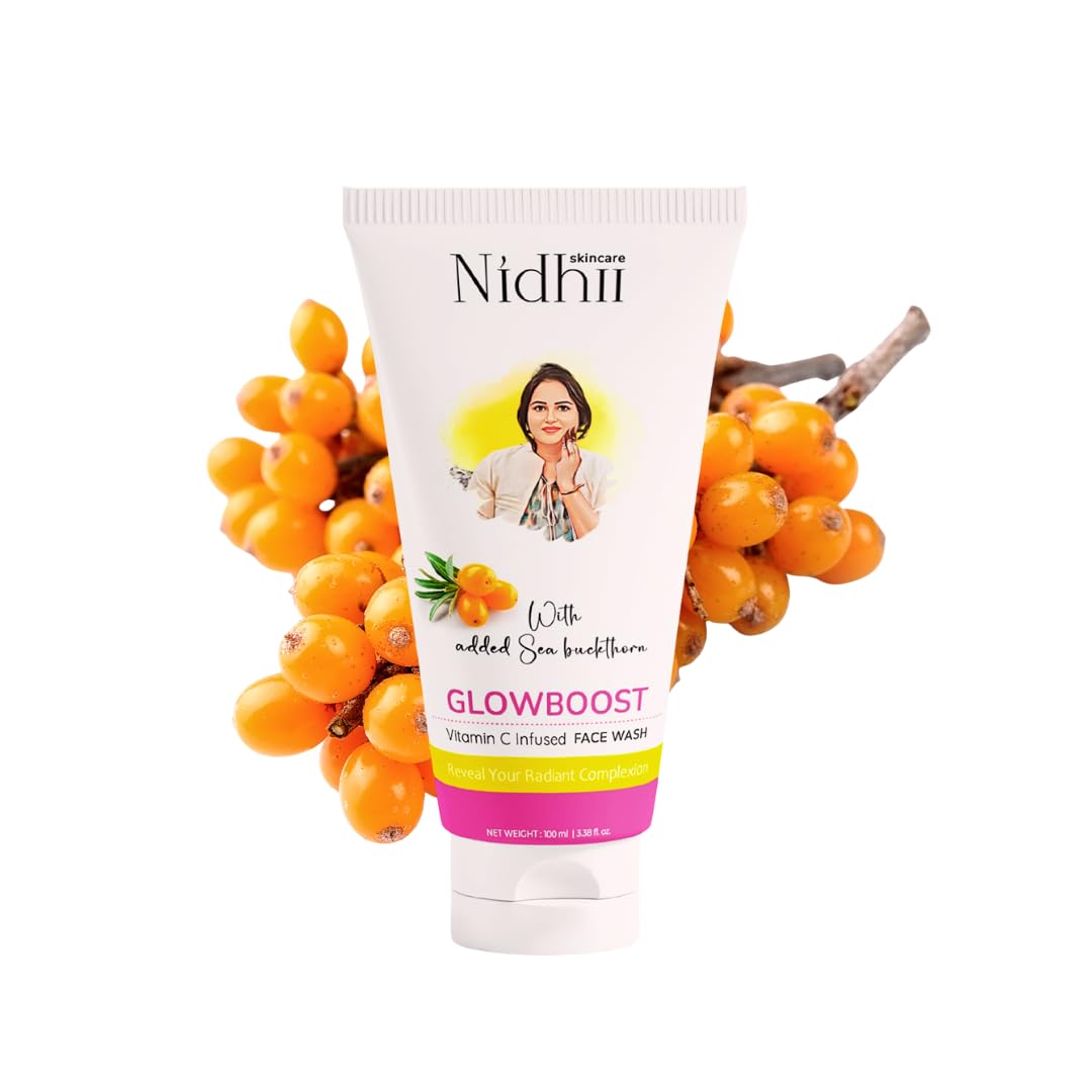 Nidhii Skincare - Vitamin C Face Wash | Niacinamide & Hyaluronic Acid | Brightening & Deep Cleansing | For Glowing, Fresh Skin |
