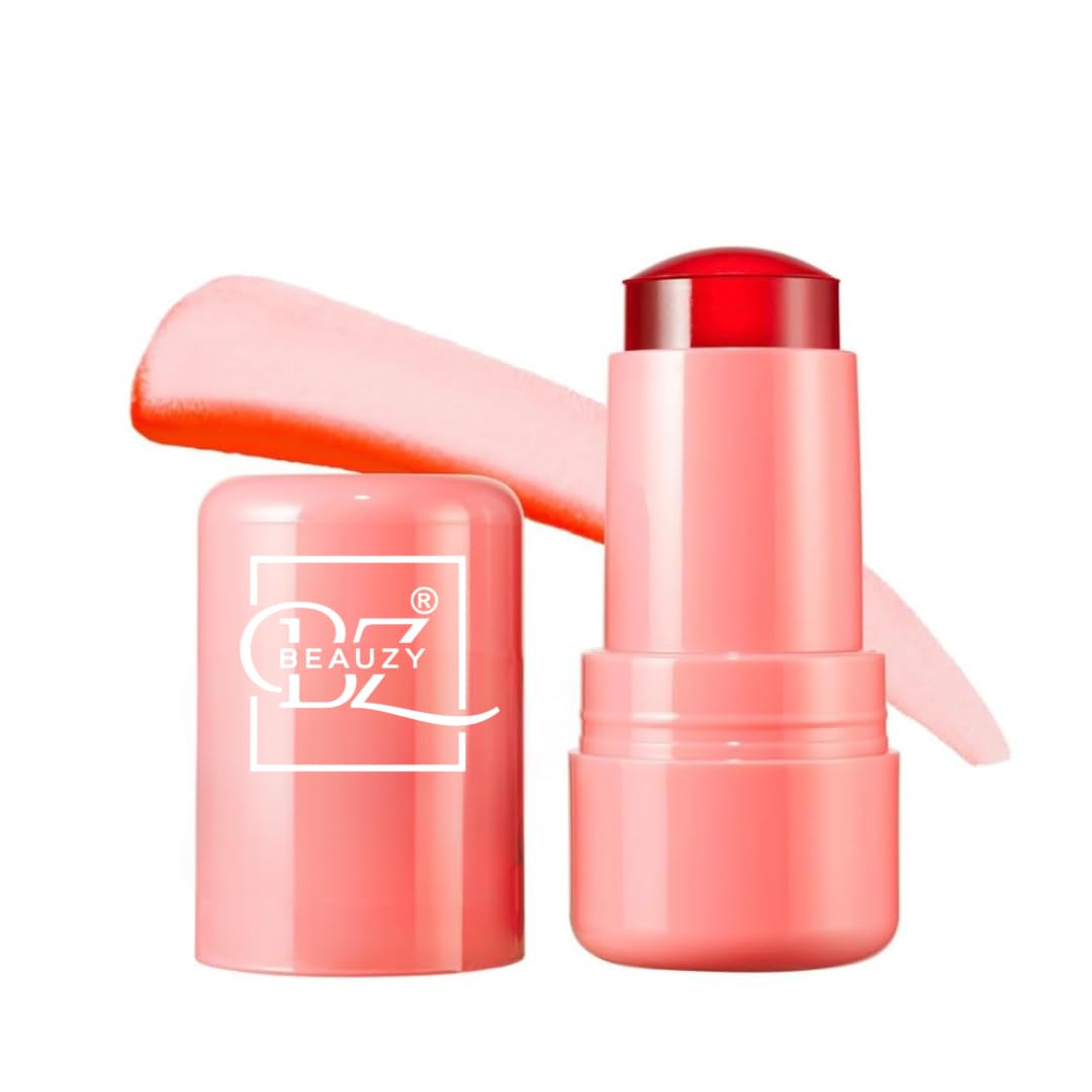 Beauzy X Milk Cooling Water Jelly Tint  Sheer Lip + Cheek Stain With Vegan Collagen, Seawater + Aloe  Hydrating, LongLasting,