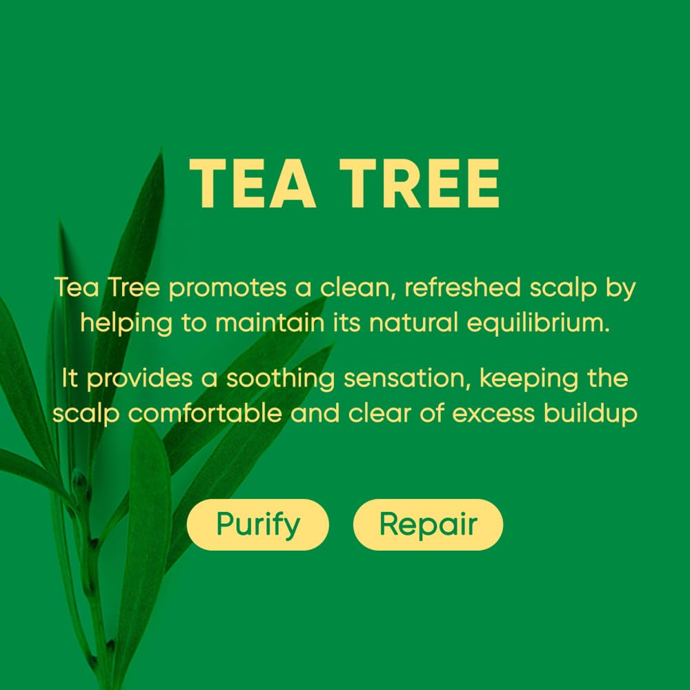 Mars Made Tea Tree Shampoo Bar 2.0 - Hydrating & Moisturizing Natural Hair Soap Bar Shampoo For Excess Oil Build-Up & Scalp Nour