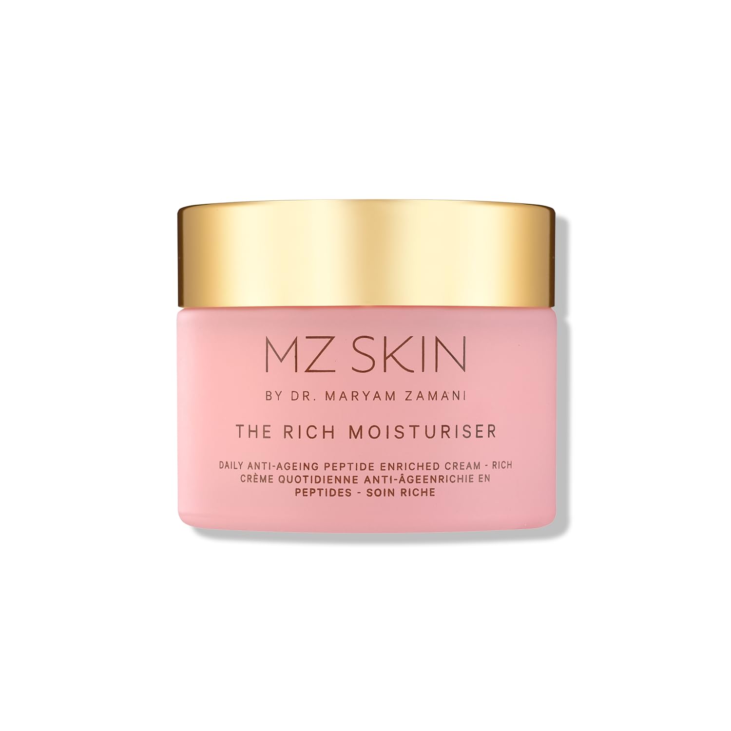 MZ SKIN The Rich Moisturizer | Intensive Anti-Aging Face Cream with Hyaluronic Acid, Peptides & Ceramides I Hydrating, Firming &