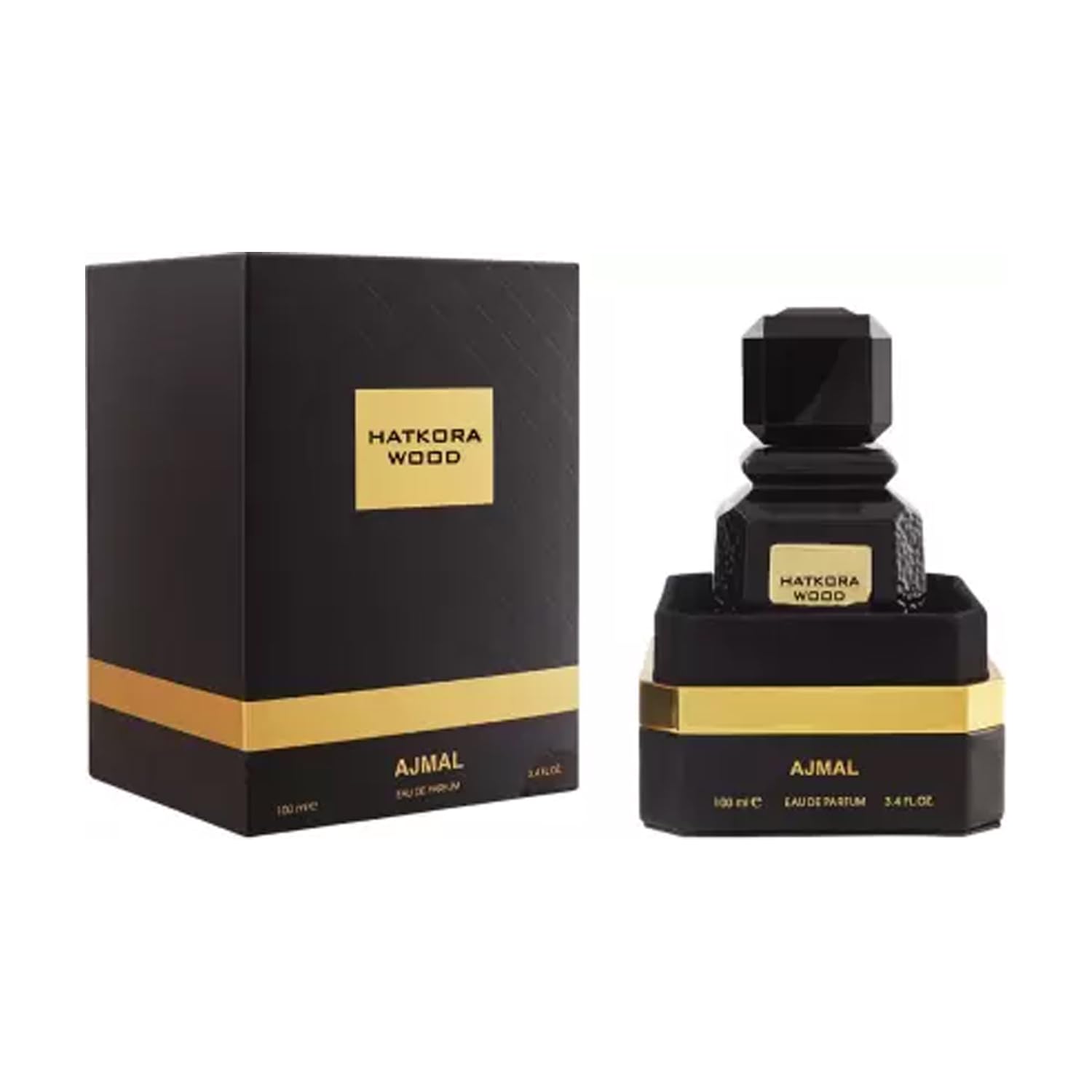 Ajmal Hatkora Wood Unisex Edp Spray 3.4 Oz Hatkorawood Edp 100Ml