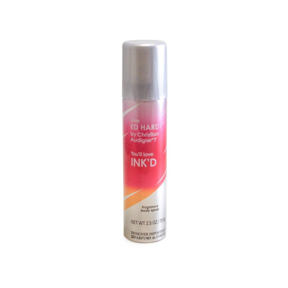 Designer Imposters Inkd By Parfums De Coeur Body Spray(D0102Ha9M47)