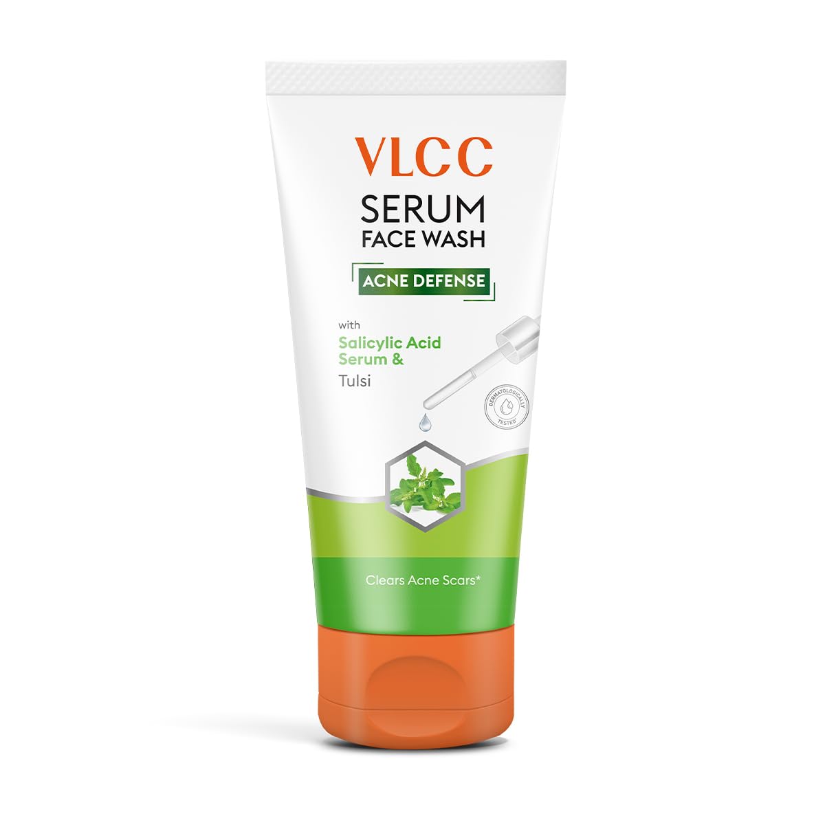 Vlcc Serum Facewash  100Ml | With Salicylic Acid Serum To Unclog Pores & Tulsi To Clears Acne Scars | Dermatologically Tested |