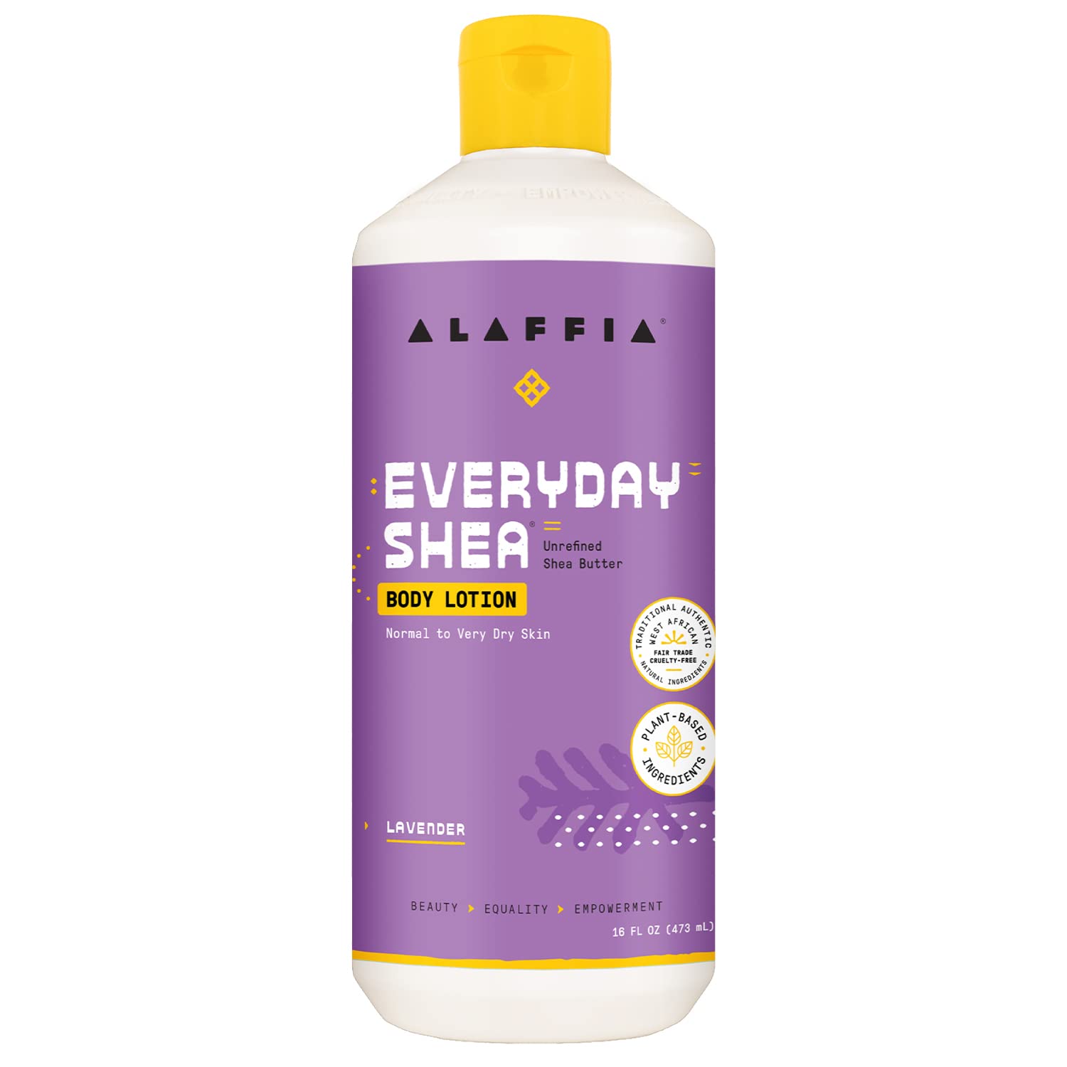 Alaffia EveryDay Shea Body Lotion, Cruelty Free Calming Body Lotion for Normal to Very Dry Skin. Made with Fair Trade Shea Butte