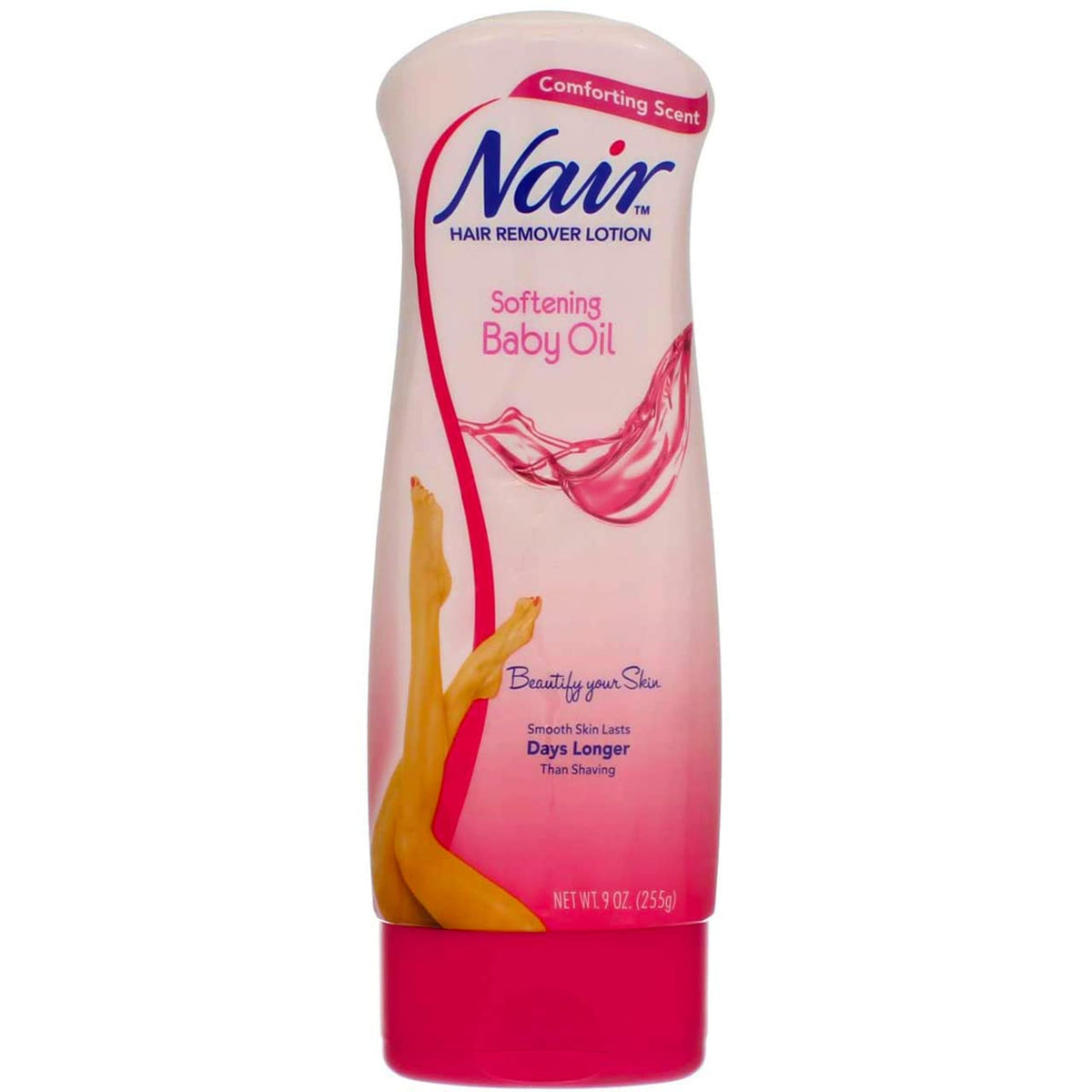 Nair Hair Remover Lotion Softening Baby Oil, 9 Oz (Pack Of 2)