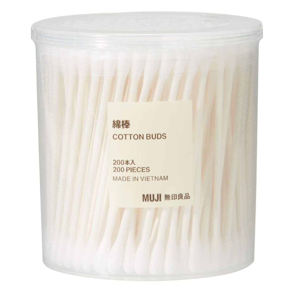 Muji Cotton Buds 200Pcs Inside White Color