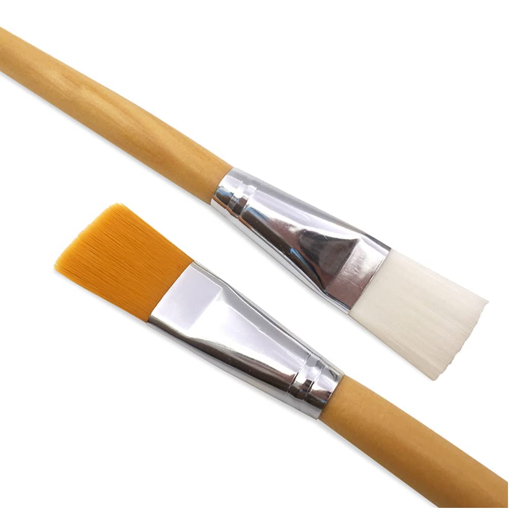 Akado Men And Women Facial Mask Brush Facemask Applicator Brush Face Pack Brush Cosmetic Foundation Makeup Brush Sponge And Wood