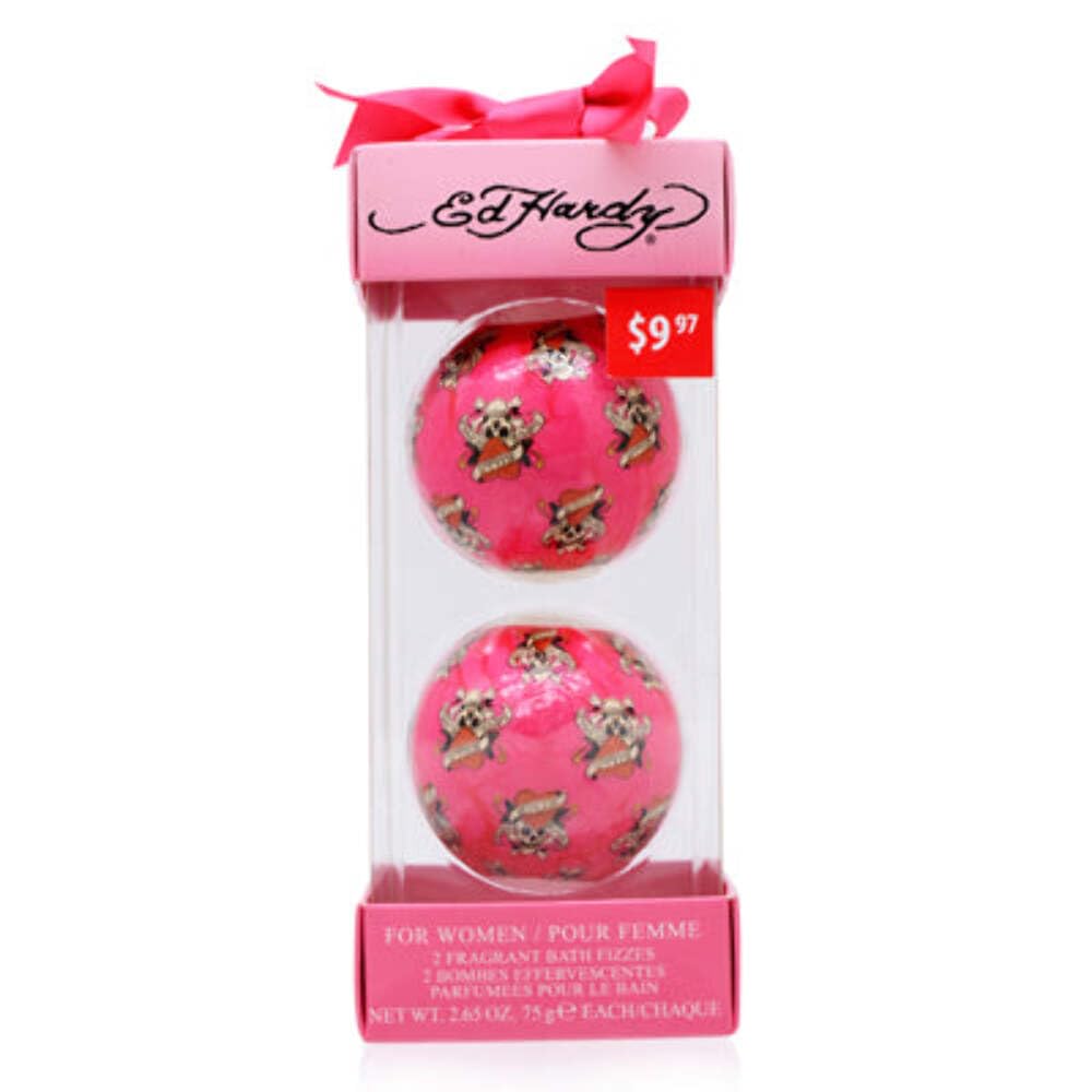 Ed Hardychristian Audigier 2 Fragrant Bath Fizzes Set (W)
