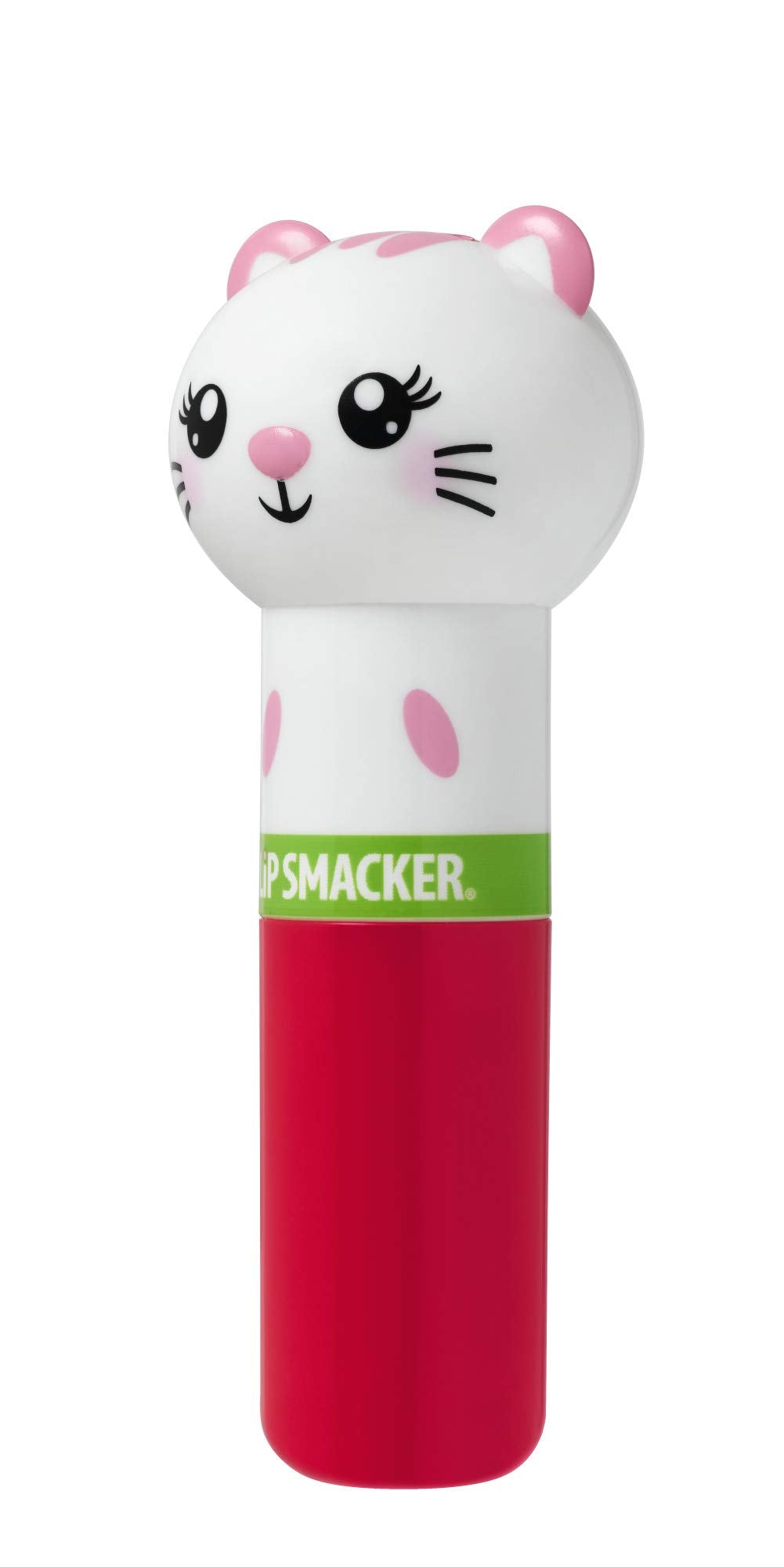 Lip Smacker Lippy Pal Kitten Flavored Lip Balm Watermelon  Clear Matte  For Kids, Men, Women  Stocking Stuffer  Christmas Gift