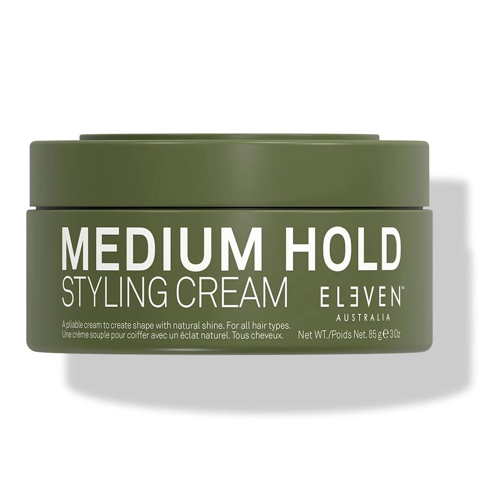 ELEVEN AUSTRALIA Medium Hold Styling Cream Create Shape With a Natural Shine - 3 Oz