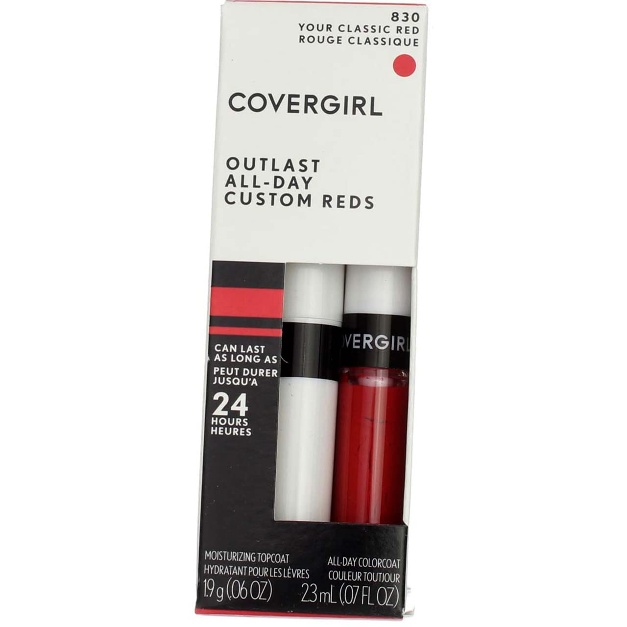 Cg Outlst Lipclr 830 Ur C Size 1 Kit Cover Girl Outlast Lipcolor 830 Your Classic Red 1 Kit